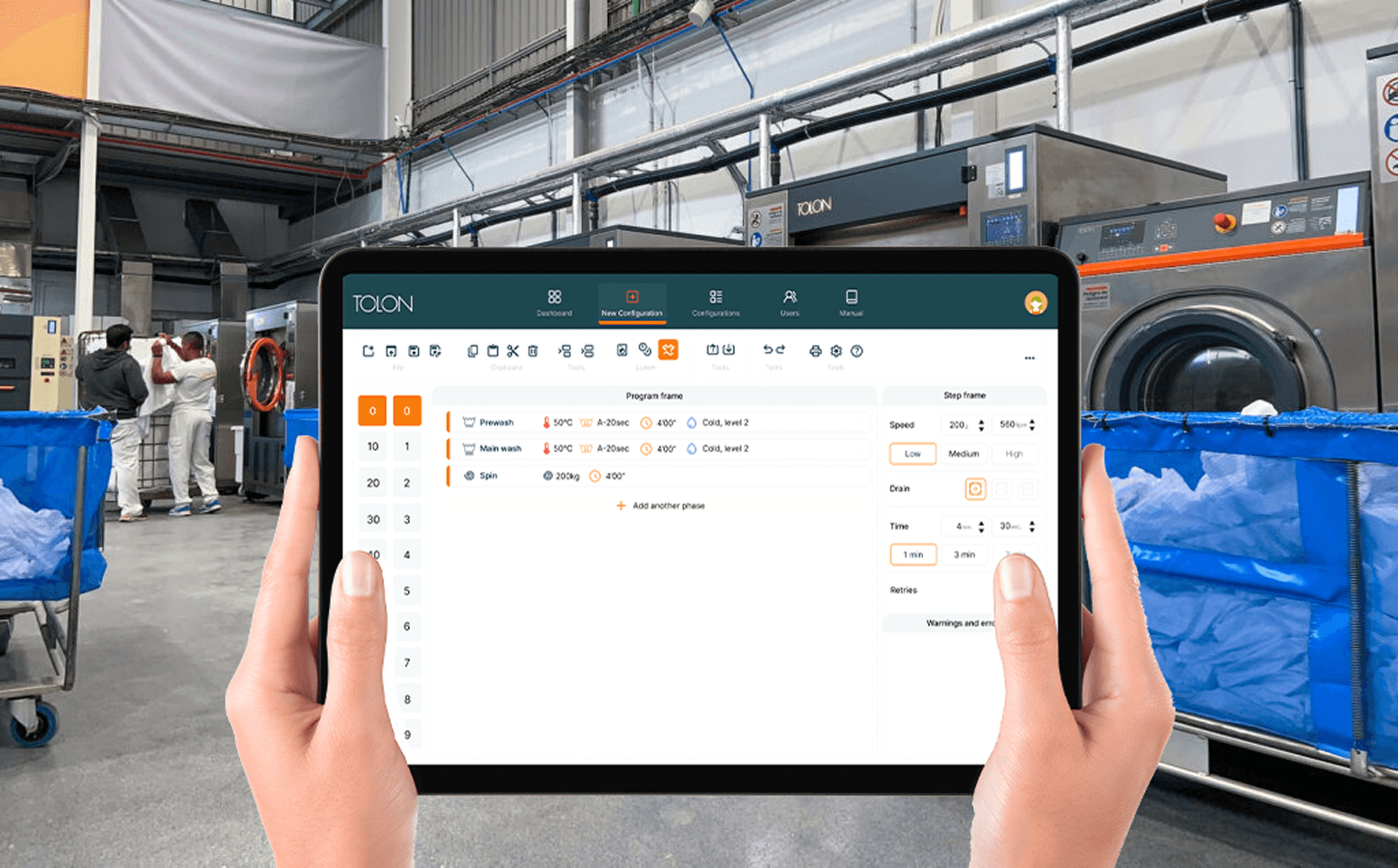 Web Configurator for Industrial Machines